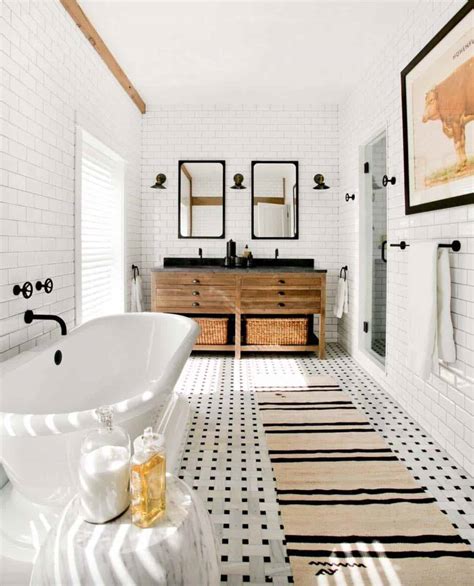 21 Gorgeous Farmhouse Style Bathrooms You Will Love