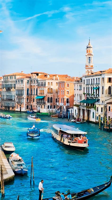 Wallpaper Grand Canal, Venice, Italy, Europe, travel, tourism, Travel ...
