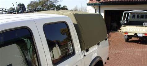 Locally Manufactured Canopies For Work Bakkies Custom Built Canvas