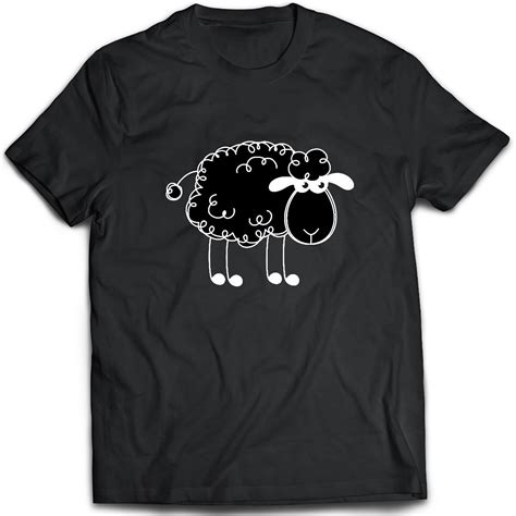 Black Sheep T Shirt Black Sheep Tee Present Black Sheep