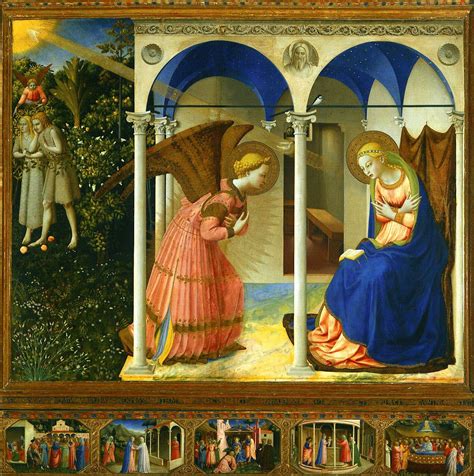 Fra angelico, annunciation (detail) (photo: Pin by Ana Sío on Refs. Película | Fra angelico, The ...