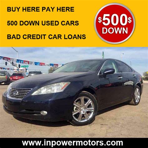 Buy Here Pay Here Car Lot Phoenix | Bad Credit - In-Power Motors, LLC