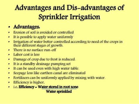 Glossar Kinematik Beleben Sprinkler Irrigation Advantages And