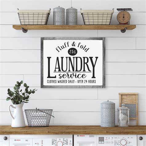 Laundry Sign Laundry Room Decor Farmhouse Laundry Sign | Etsy | Laundry room wall decor, Laundry ...