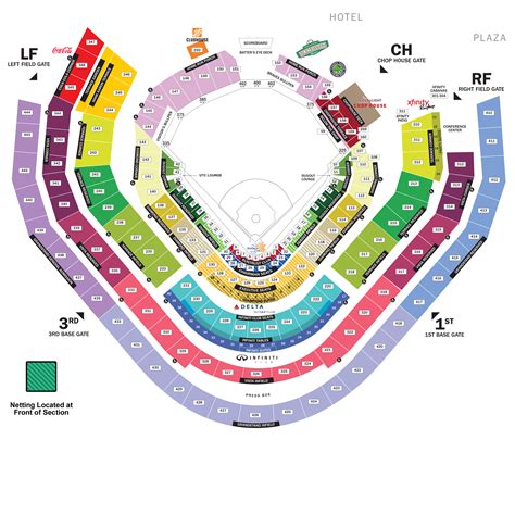Suntrust Park Seating Chart Atlanta Braves
