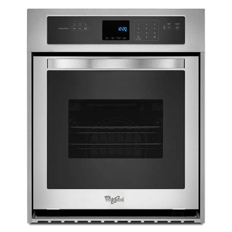 Whirlpool Self Cleaning Single Electric Wall Oven Stainless Steel