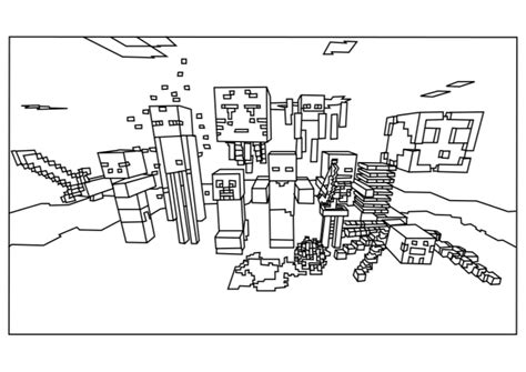 Minecraft Coloring Pages Enderman Diamond Wither Steve Storm Colouring