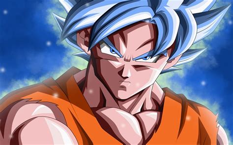 Download Wallpapers Blue Goku 4k Super Saiyan Blue