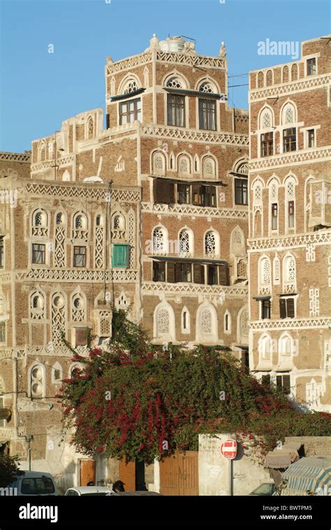 Yemen Sanaa Sanaa Old Sana Architecture Old City Town Unesco World
