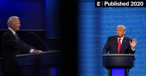 Presidential Debate Biden And Trump Leave Voters With A Consequential