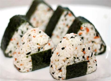 Portable Lunch Idea Onigiri Japanese Rice Balls Sushi Rice Food