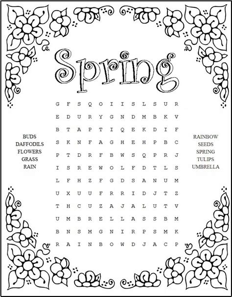 Printable Word Search Worksheets Activity Shelter Large Print Free