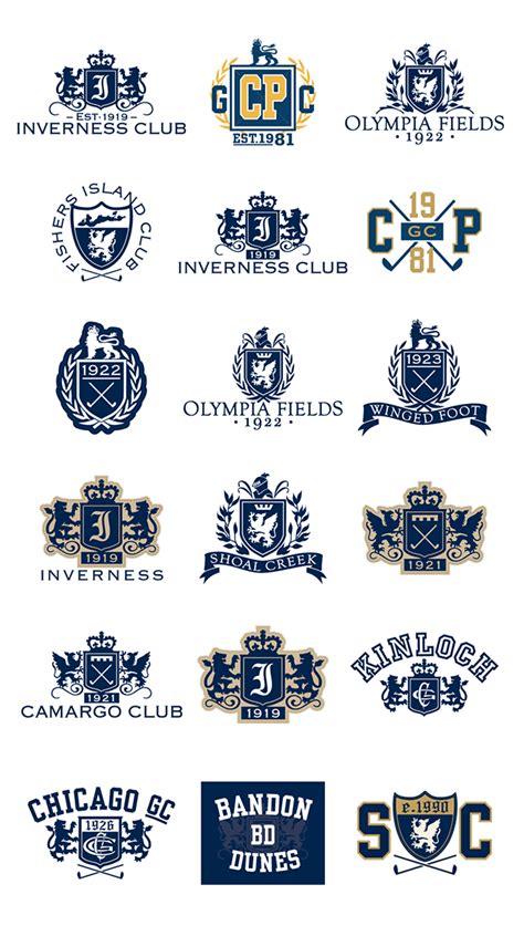 Crests & Emblems - Golf #polo #logo #design #polologodesign Crests & Emblems - Golf on Behance ...