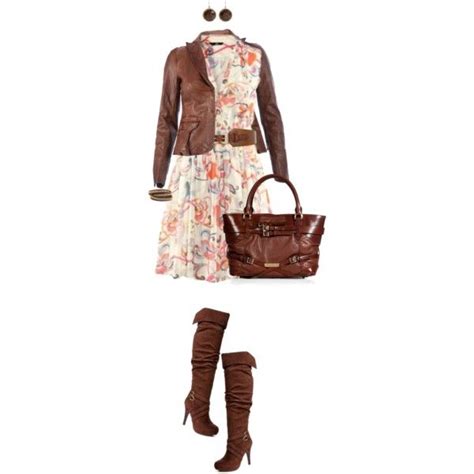 Floral Browns Girly Fashion Clothes Fashion