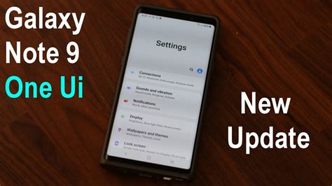 Samsung Galaxy Note 9 One Ui Incredible New Update Android 90 Pie