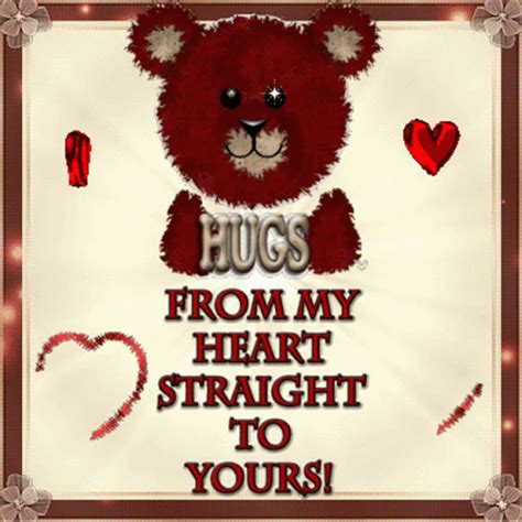 Hug From My Heart Gif Hug Frommyheart Straighttoyours Discover Share Gifs Hugs And