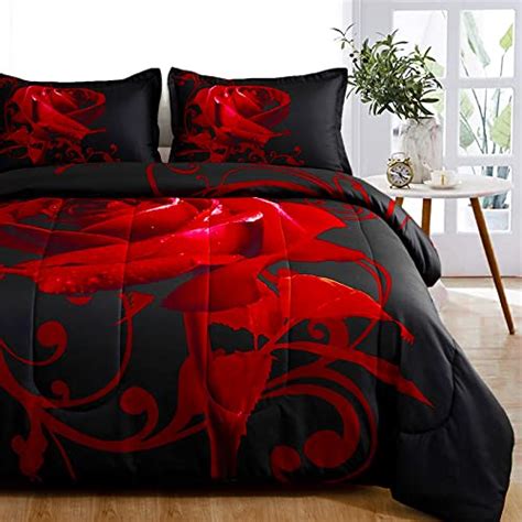 List Of Top Ten Best Red Rose Comforter Reviews