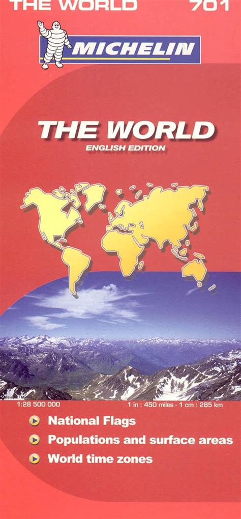 Amazon Michelin The World English Edition Michelin Map Michelin