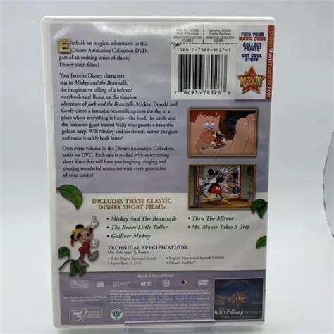 Walt Disney Animation Collection Vol 1 Mickey And The Beanstalk Dvd