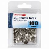 Silver Thumb Tacks Images
