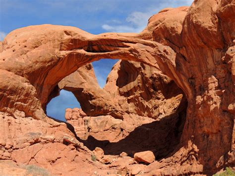 Double Arch At The Terminus Of The Double Arch Trail