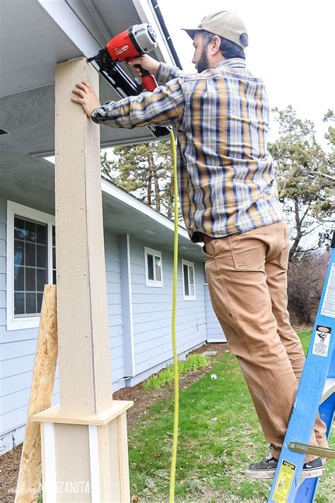 Architectural porch column wraps fresh versatex pvc column wraps. How To Update Your Skinny Porch Posts For Added Curb ...