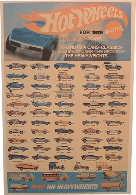 Hot Wheels For 1970 Poster Posters And Prints Hobbydb