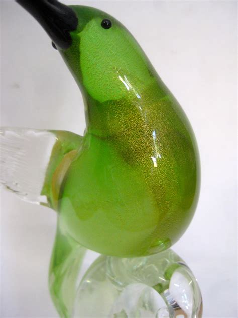 Venetian Murano Oggetti Formia Italian Sommeroso Vetri Art Glass Bird Sculpture For Sale At 1stdibs