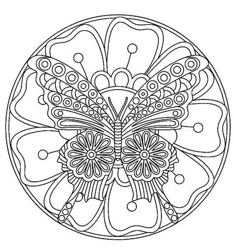 Pin By Jisuk An On Butterfly Fairy Coloring Butterfly Mandala