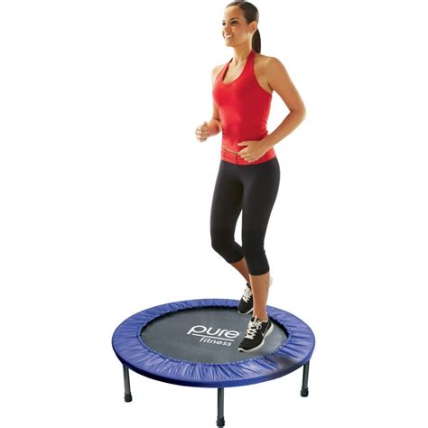 Pure Fitness 40 Inch Exercise Fitness Trampoline Blue