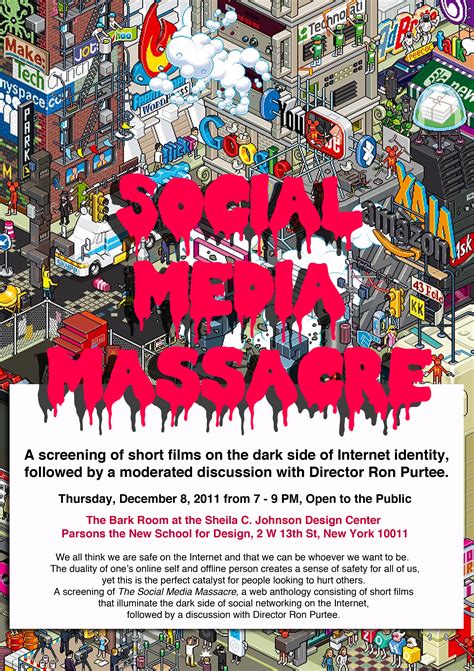 film screening and discussion the social media massacre art media and technology