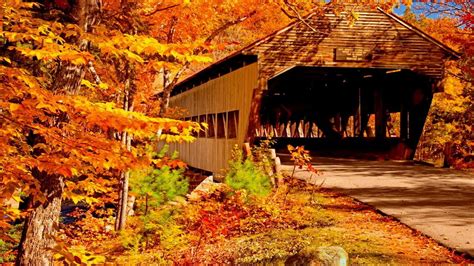 48 Covered Bridge Wallpaper Desktop On Wallpapersafari