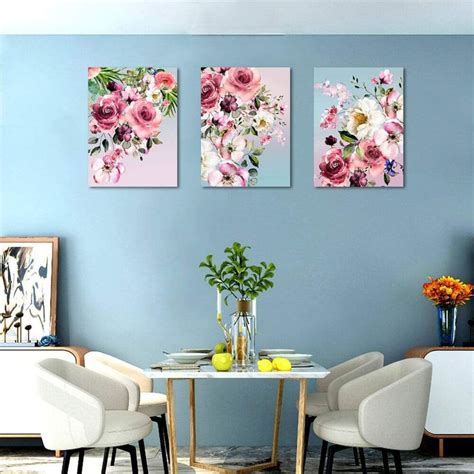 Pin By Nadia On Room Design Bedroom In Canvas Art Wall Decor Flower Canvas Wall Art