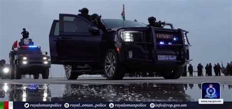 Royal Oman Police Ride In Gmc Yukon Suvs Video