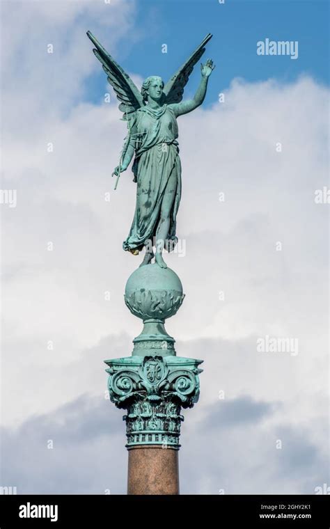 Statue Of An Angel In Copenhagen Denmark Stock Photo Alamy