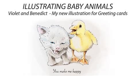 Illustrating Baby Animals Greeting Cards Coming Soon Youtube