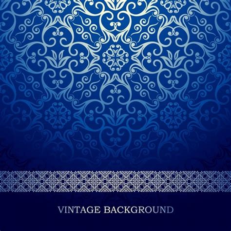 Background Batik Biru