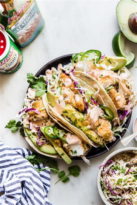 Maybe you would like to learn more about one of these? These easy, spicy fish tacos by The Modern Proper feature ...
