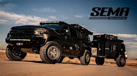 Sema 2022 Chevrolet Silverado Trail Boss Overland Build Youtube