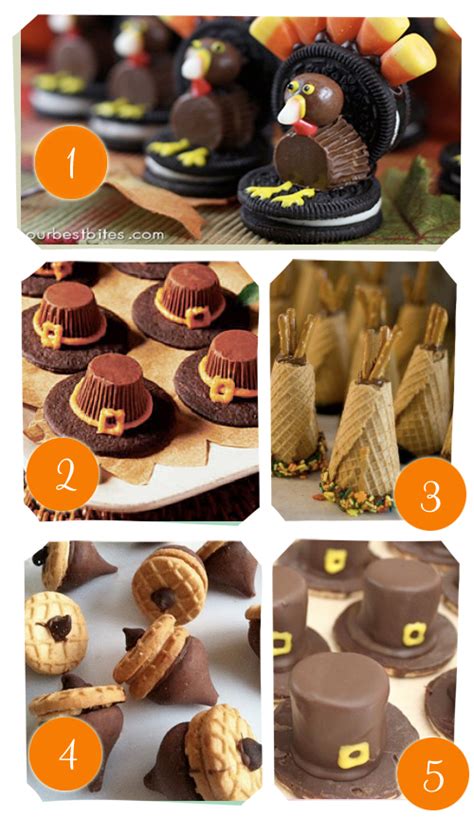 Turn cut paper shapes and a festive paper. Creative Thanksgiving Desserts - Say Yes to Happy