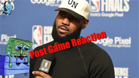 Lebron James Post Game Reaction Nba Lebronjames Lakers Nbaplayoffs