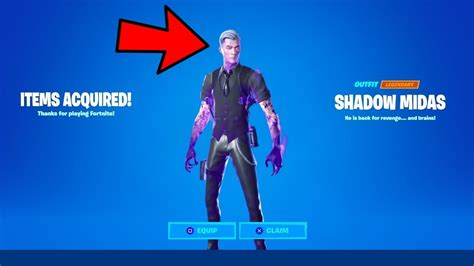 One of the biggest and best of these new villains is a character hinted at in a secret message hidden in the season 2 release teasers: SHADOW MIDAS SKIN RELEASE DATE in Fortnite Item Shop! (How ...