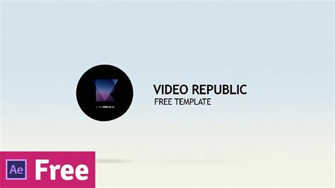 No paid plugins, no paid music. FREE Sphere Logo Reveal After Effects Template - YouTube
