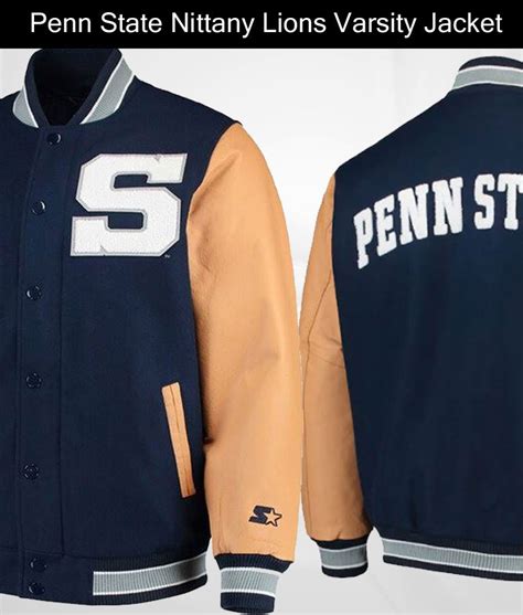 Mens Nittany Lions Penn State Varsity Jacket Jackets Expert
