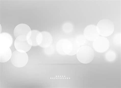 Elegant White Lights Bokeh Background Download Free Vector Art Stock