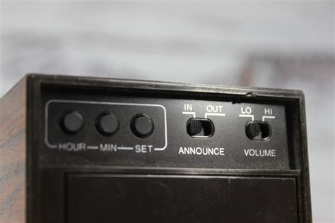 Vintage Radio Shack Micronta Vox Clock Talking Alarm Clock