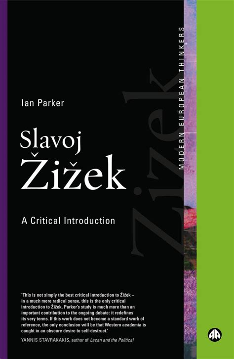 Read Slavoj Zizek Online By Ian Parker Books