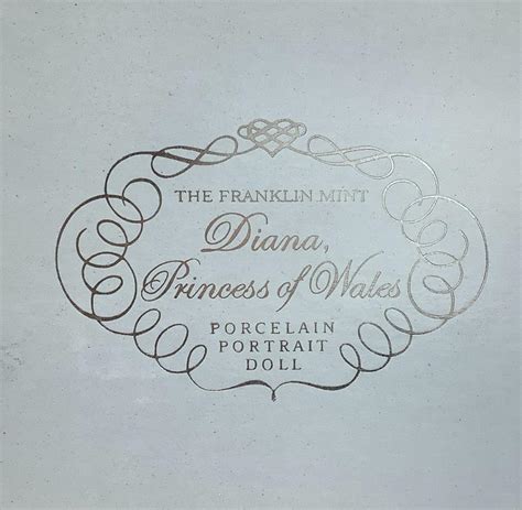 Lot Franklin Mint Porcelain Princess Diana Doll