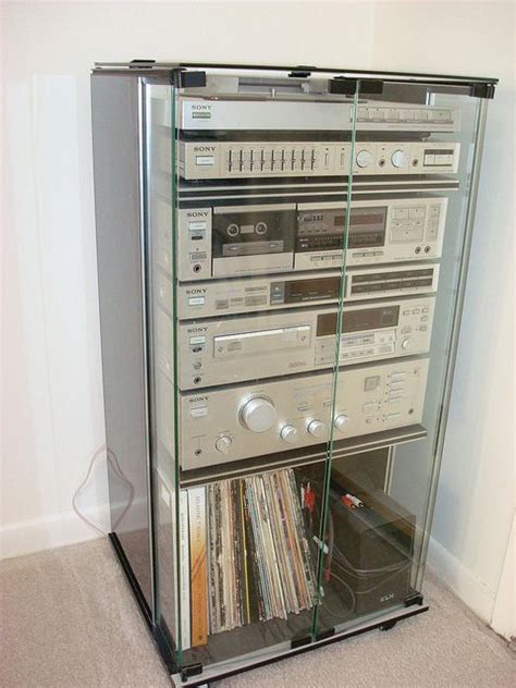 I used a siliconized acrylic caulk that would. This stereo system and glass case. : nostalgia