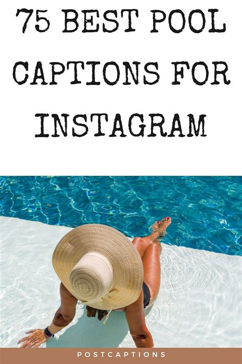 75 Best Pool Captions For Instagram In 2022 Pool Captions Instagram